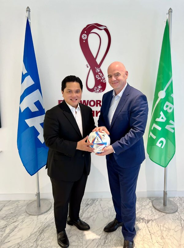 Erick Thohir Resmi Mencalonkan Diri Menjadi Ketua Umum PSSI