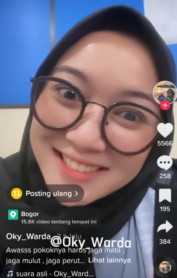 Oky Warda Mendadak Viral, Siapakah Dia?