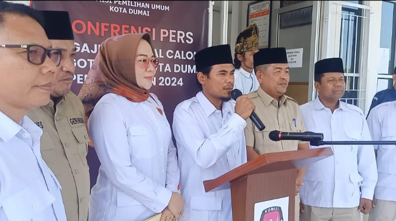 Partai Gerindra Resmi Daftarkan 35 Bacaleg ke KPU, Idrus: Target Ketua DPRD Dumai