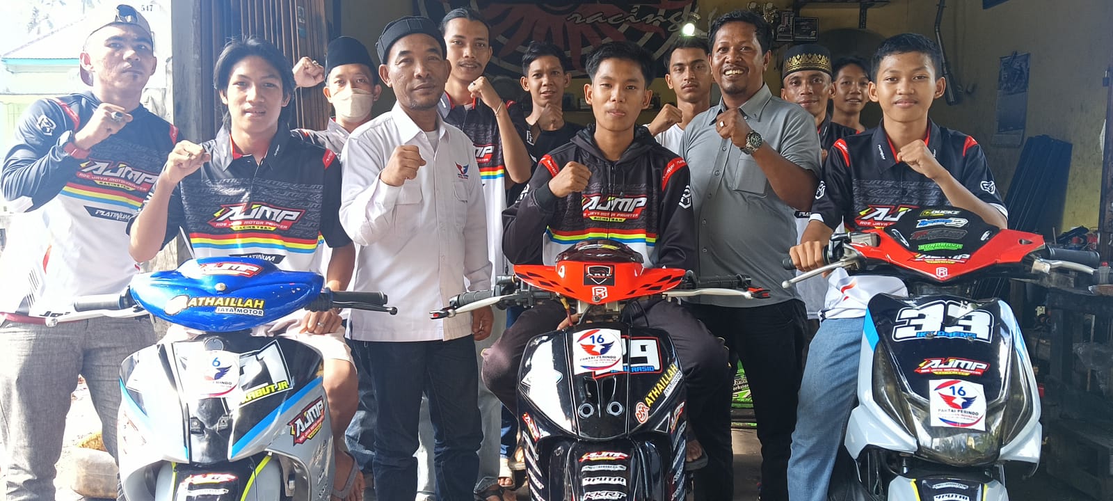 Perindo Dumai Ikut Melepaskan Perwakilan AJMP Dalam Mengikuti Ajang Road Race di Kampar