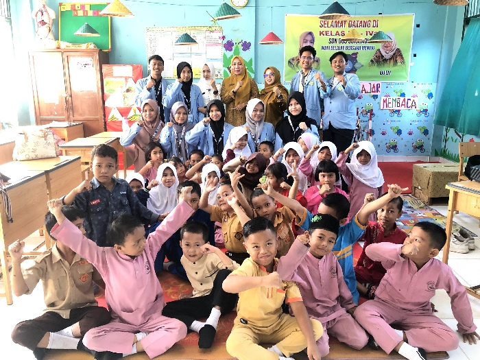 Mahasiswa KUKERTA UNRI Sosialisasi PHBS di SDN 03 Sukajadi Sebagai Tanda "Pengabdian"
