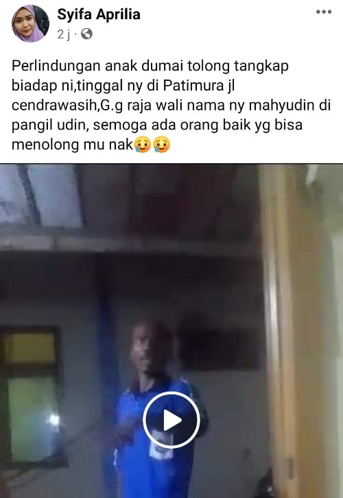 Video Dugaan Kekerasan Anak di Dumai Viral, Netizen Minta Kirimkan Malaikat