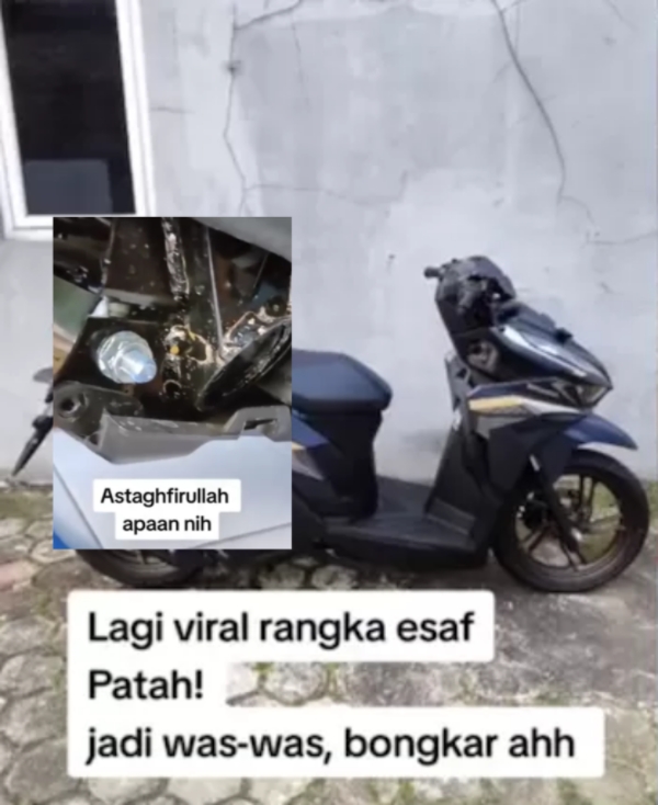 Rangka eSAF Patah Viral, ini Kata Pihak Honda