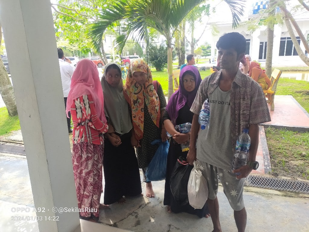 Sebanyak 17 Orang Pengungsi Rohingnya Diamankan di Ruang Detensi Imigrasi Dumai