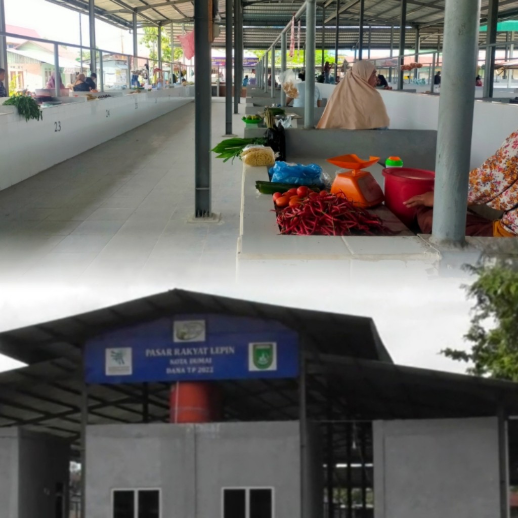 Habiskan Anggaran 3 Miliar Lebih, Anggota DPRD Dumai Sentil Pasar Lepin Sepi