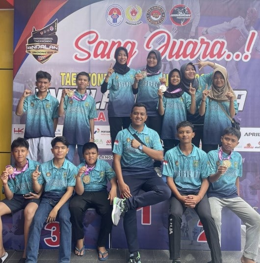 Atlet Taekwondo Dumai Bawa Pulang 69 Medali di Kejurnas Piala Kamenpora RI, 19 Diantaranya Emas
