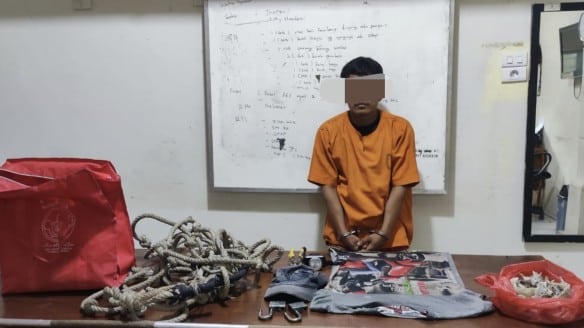 Maling Sarang Walet di Dumai Tertangkap Basah