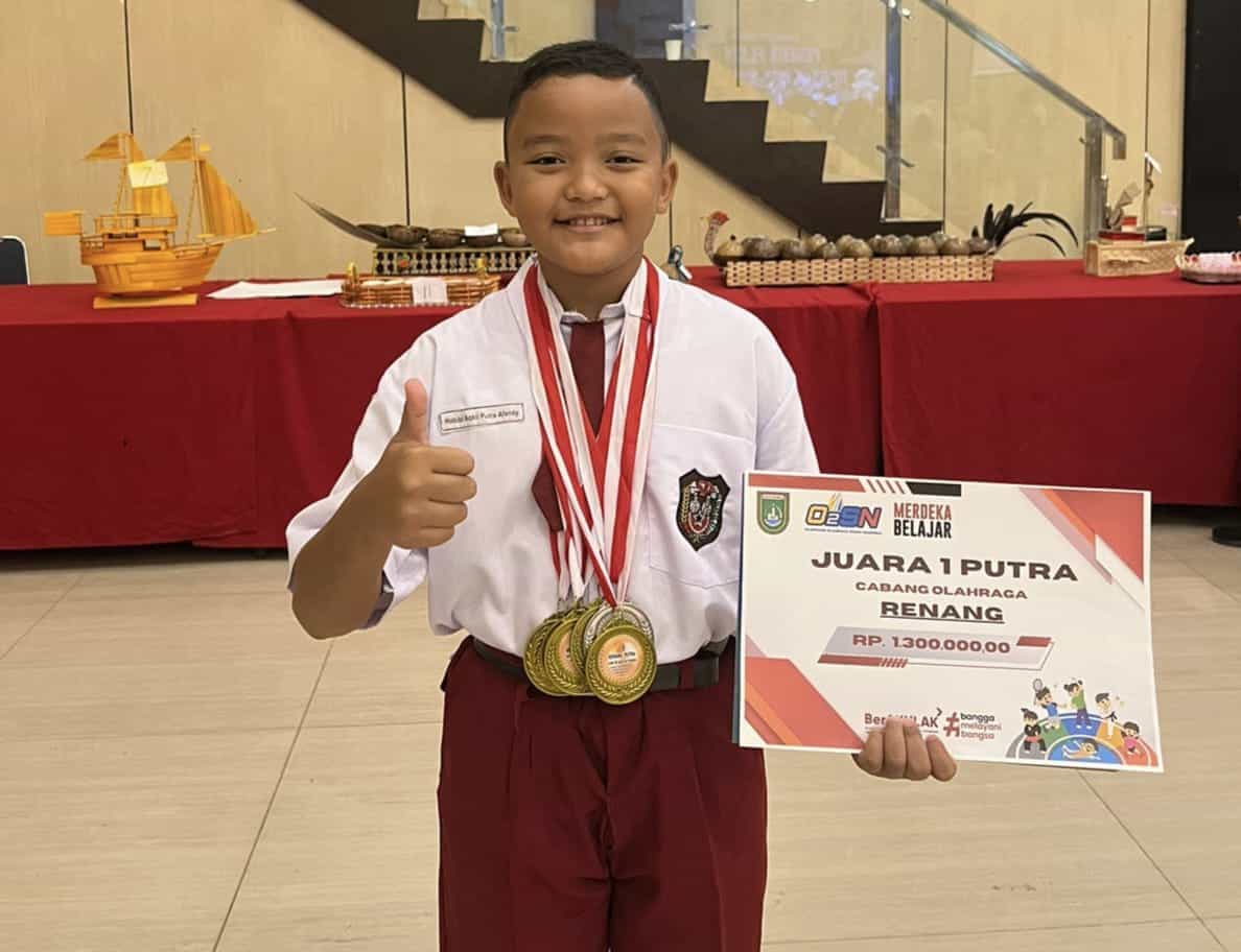 Berkali-kali Juara O2SN, Habibi Aqli Kembali Wakili Kota Dumai di Provinsi Riau