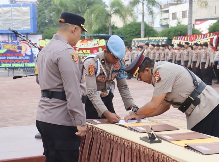 Lima Orang Pejabat di Polres Dumai Berganti