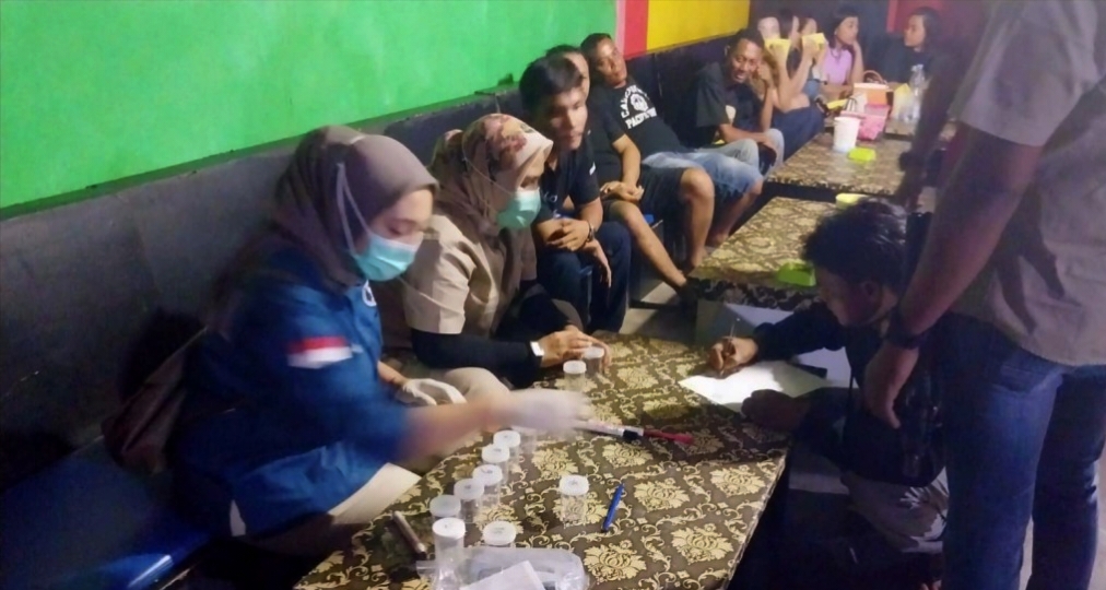 BNN Dumai Razia Tempat Hiburan Malam, 7 Orang Positif Narkoba