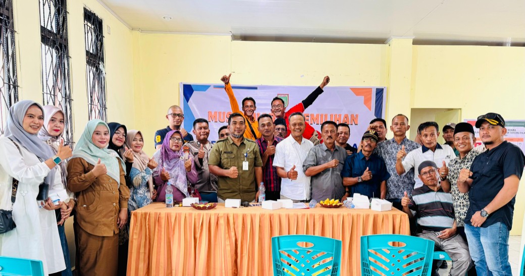 Bambang Hendriyanto Terpilih sebagai Ketua LPMK Tanjung Palas, Unggul 10 Suara dari Rivalnya