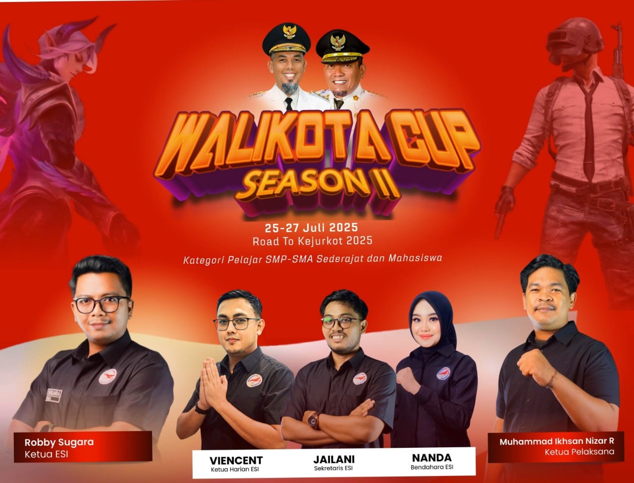 Walikota Cup Season II Road to Kerjurkot 2025 Resmi Dibuka, Ribuan Gamer Siap Bertarung
