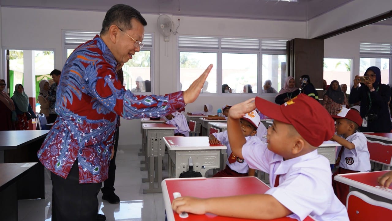 Perusahaan Swasta Ukir sejarah di Dumai, Apical Group Bangun Sekolah dengan Fasilitas Wow