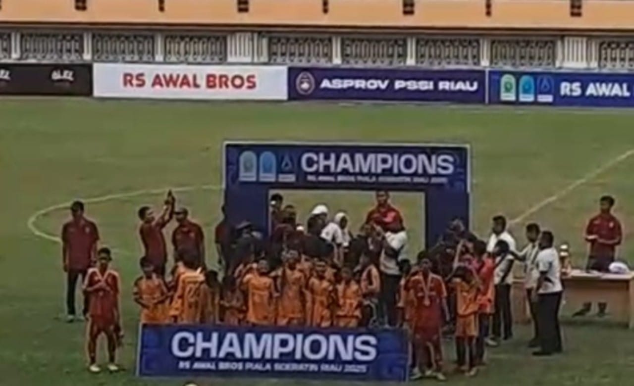 Final Piala Soeratin U-13 Zona Riau, Persemai Dumai Keluar Sebagai Juara Kalahkan Wahana FC Lewat Adu Pilnati